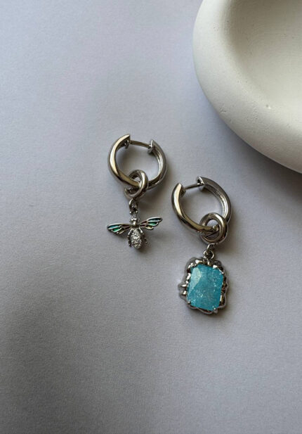 серьги Apatite Wings