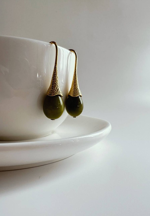 Серьги Olive Drop Gold