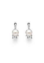 Серьги Pearl Classic Rhodium