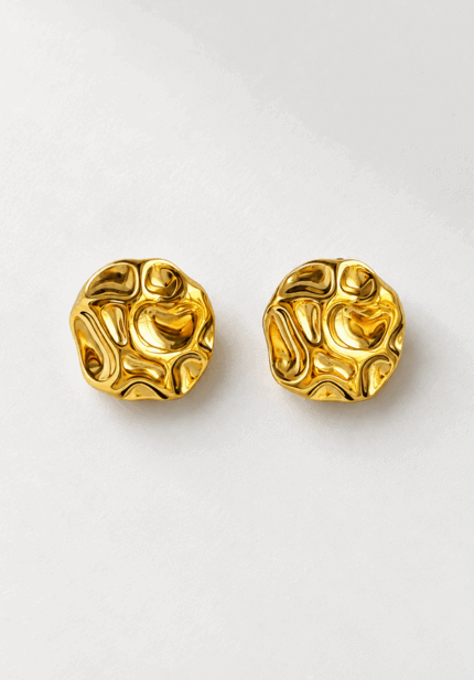 серьги гвоздики из стали